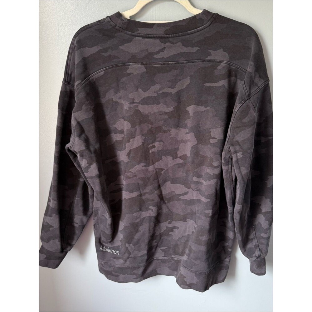 Lululemon Perfectly Oversized Camo Crew Size 6 - Picture 3 of 4